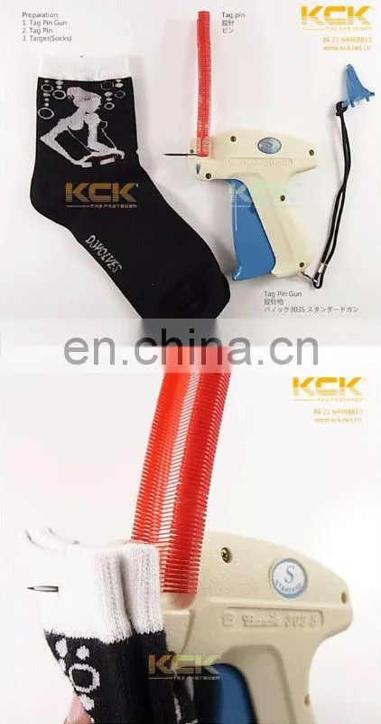 Tag guns for garment accessories tag fasteners