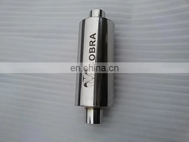universal round mufflers titanium burned muffler