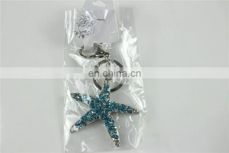 High Good Quality Gifts Metal Key Chain Star Creative Diamond Bag Accessories