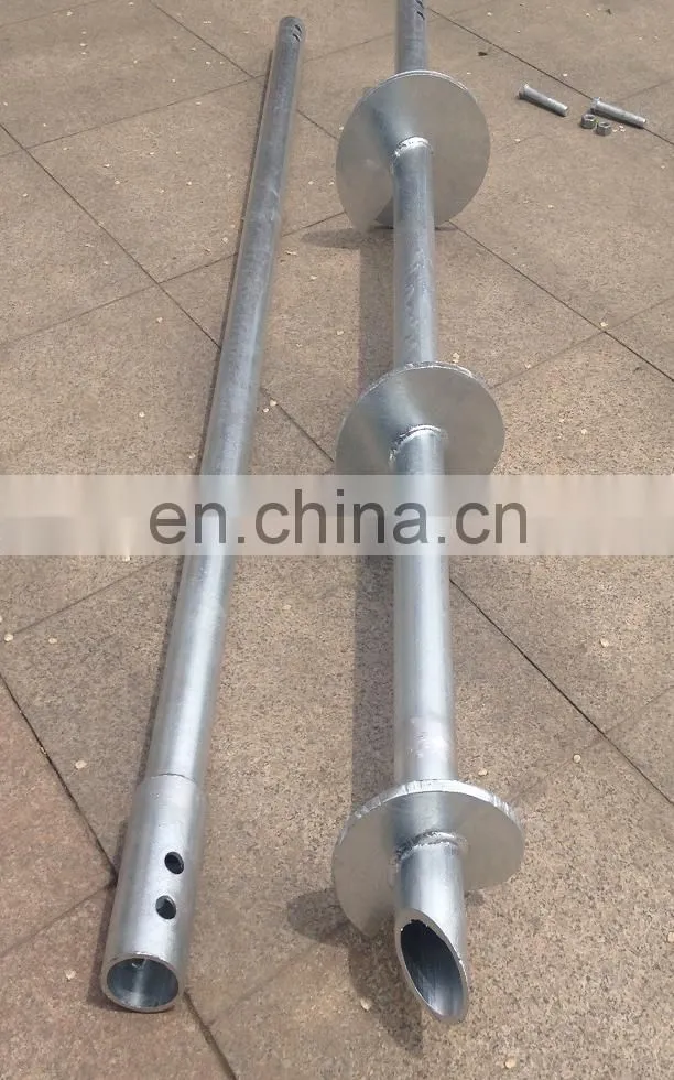 Helical Ground shaft Screw Pile