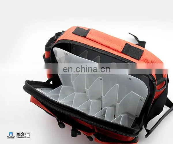 Portable Multi-functional Fishing Tools Fishing Lure Tackle Box Waist Pack Shoulder Bag
