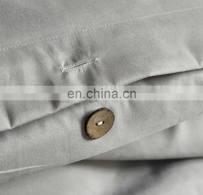 Super Soft Breathable Anti Wrinkle Brushed Microfiber Light Gray Bedding Collection Sets