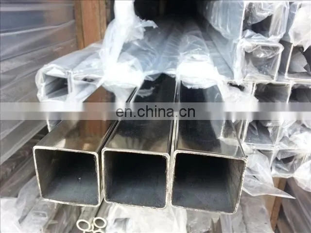 seamless stainless steel square rectangular pipe astm a312 tp316/316l