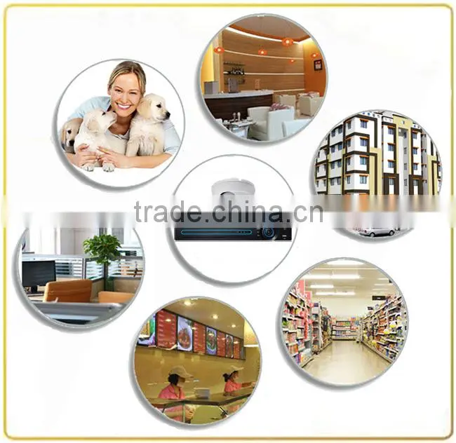 iPhone Android Smart Phone View 4Ch H.264 720P Real-time AHD DVR
