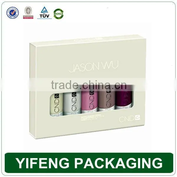 Paper Printing Chic Fashion Design Nail Gift Box With Nail Logo