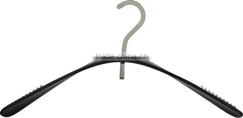 black personalized custom hanger with special shape