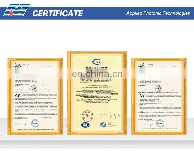 Factory Wholesale 1X2 1X4 1X8 1X16 1X32 1X64 Optical Fiber Sc Apc Upc Connector Steel Tube Type Plc Splitter