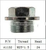 3/4"-16, high quality aluminium cnc engine magnetic oil drain plugs