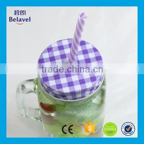 High quality food standard screw cap for mason jar colorful custom metal jar lid