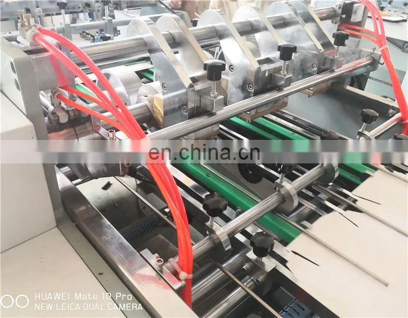 HBM1000 Automatic 3D 3-dimensional 4 corner french fried chips hamburger Burger Paper box making machine