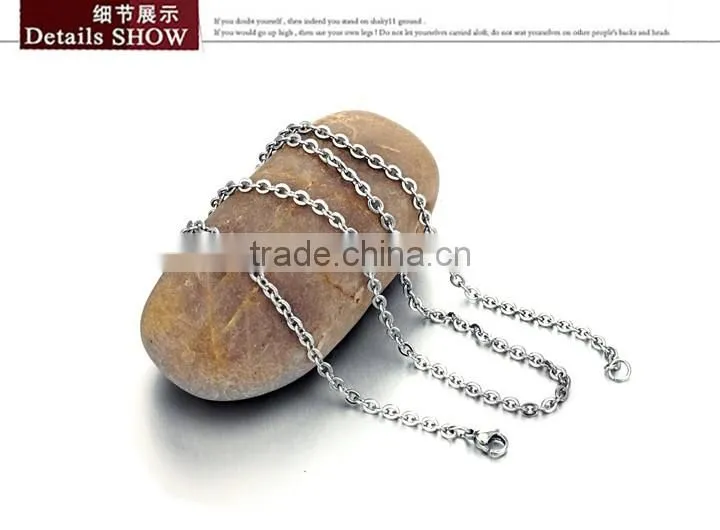 100% 316L Stainless steel chain necklace silver gold plated snake chain for pendants
