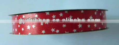 polystar ribbon/christmas decoration ribbon bow/Glitter ribbon spool/gift wrapping ribbon roll for party time