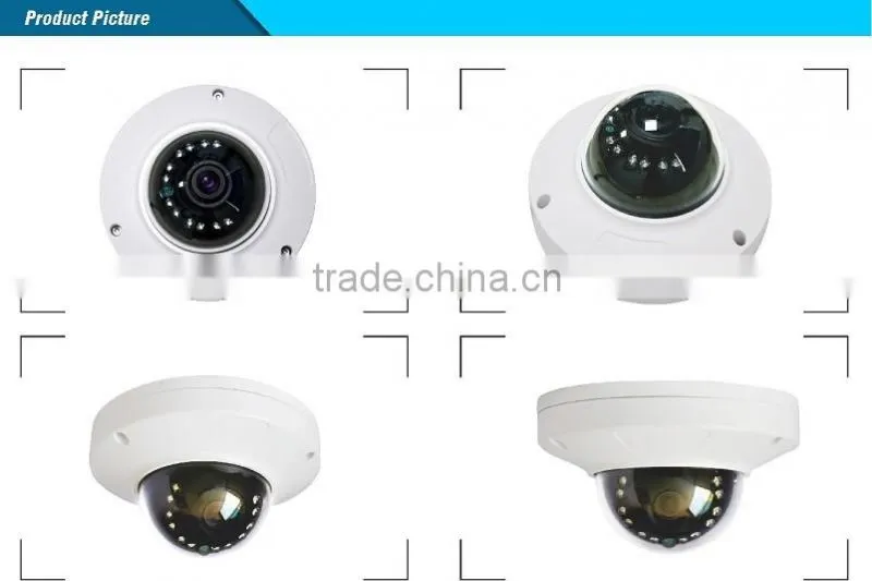 Surveillance FishEyes Lens 2.0MP 1080P HD Network Mini IR Color Dome Camera