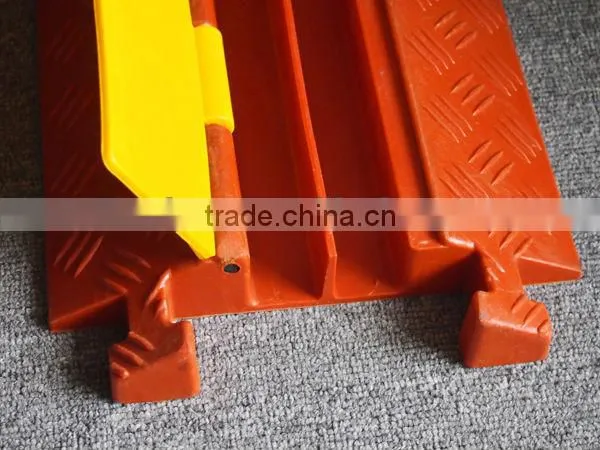 Good quality 2 channels cable protector cable ramp