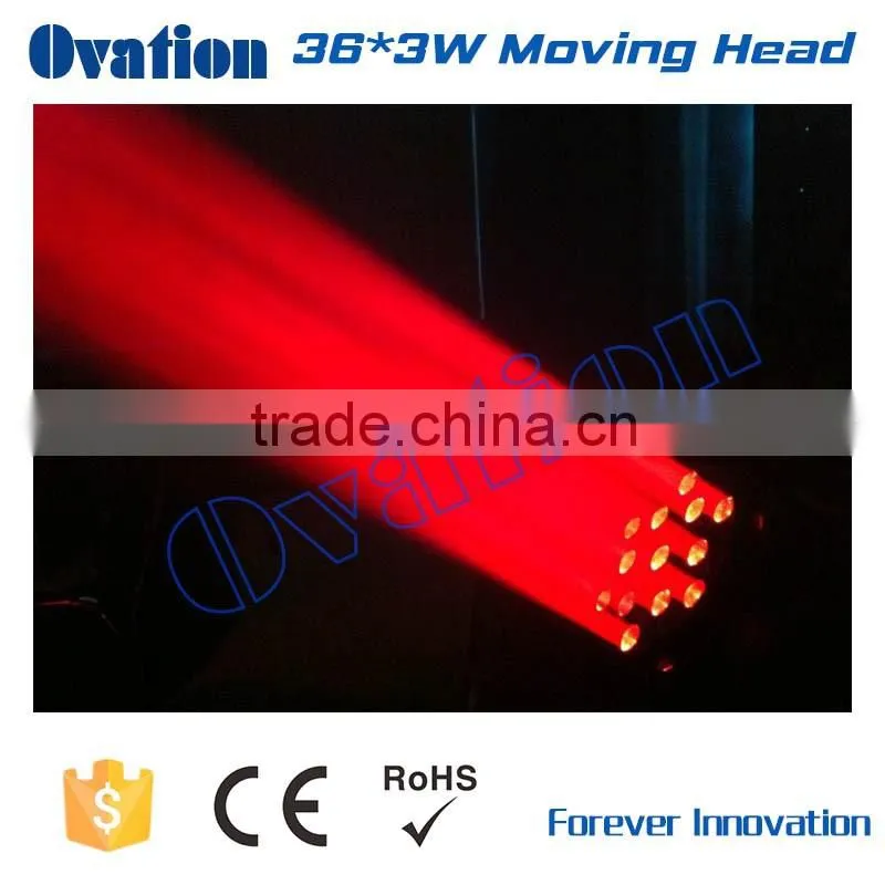 2016 inovative product 36*3W led beam moving head/mini beam moving head