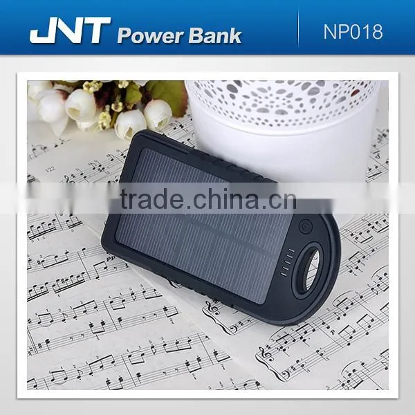 high capacity rechargeable mobile Solar power bank with dual USB output NP019
