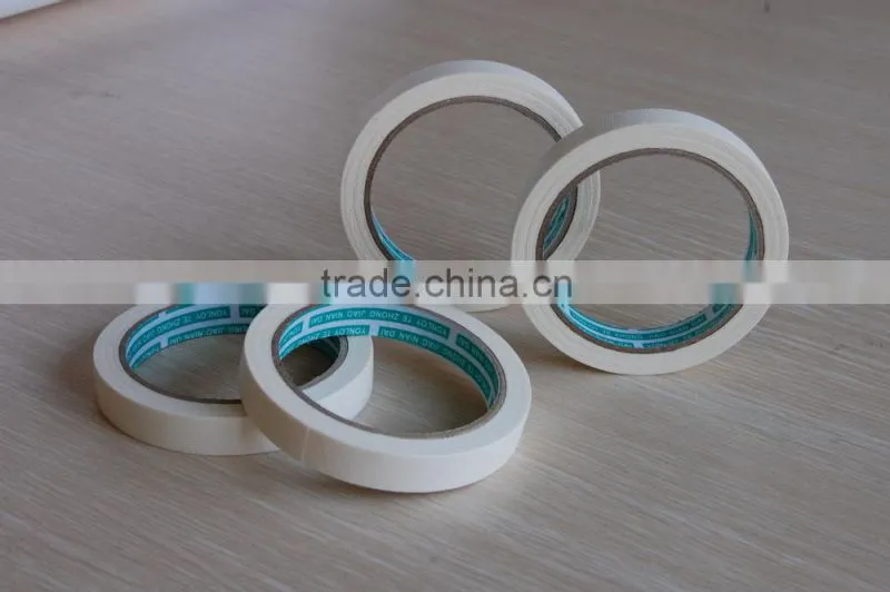 single sided cloth masking tape , heat resistant crepe paper MASKING TAPE