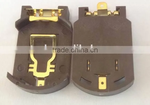 battery holder for CR2032 BS-8 SMT with holes in two poles