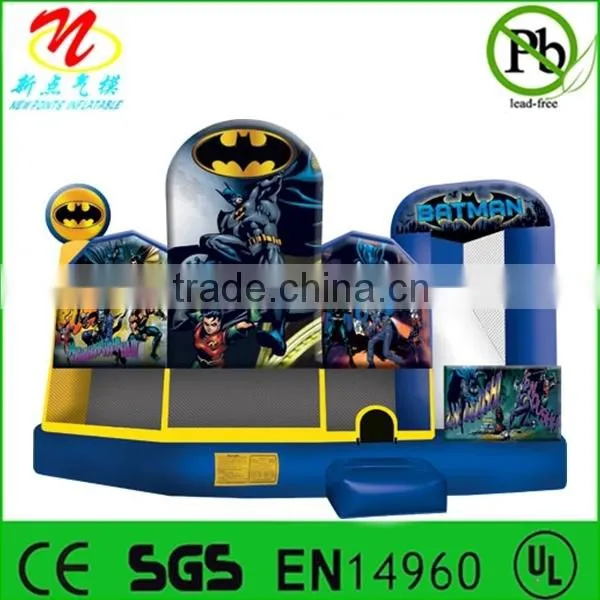 Inflatable bounce slide castle, inflatable batman combo house