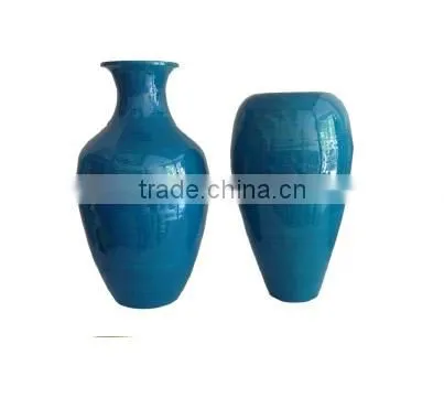 modern design for lacquer bamboo painting vase
