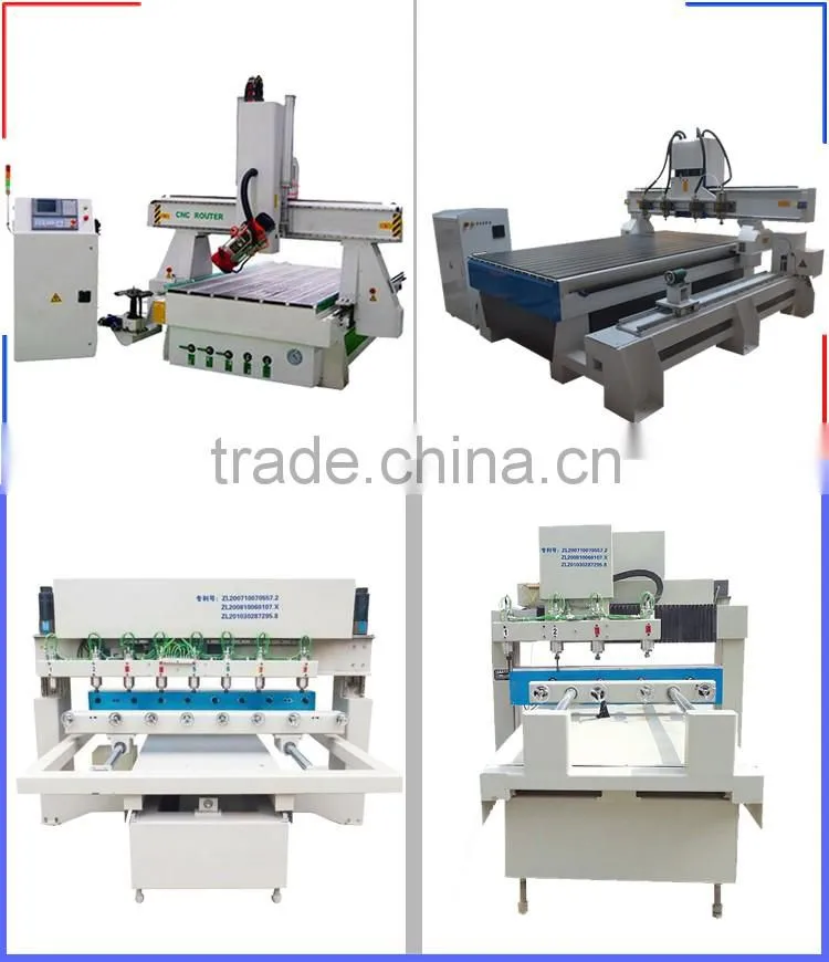 Hot sell rotary attached 4 axis 1325 cnc wood router machine