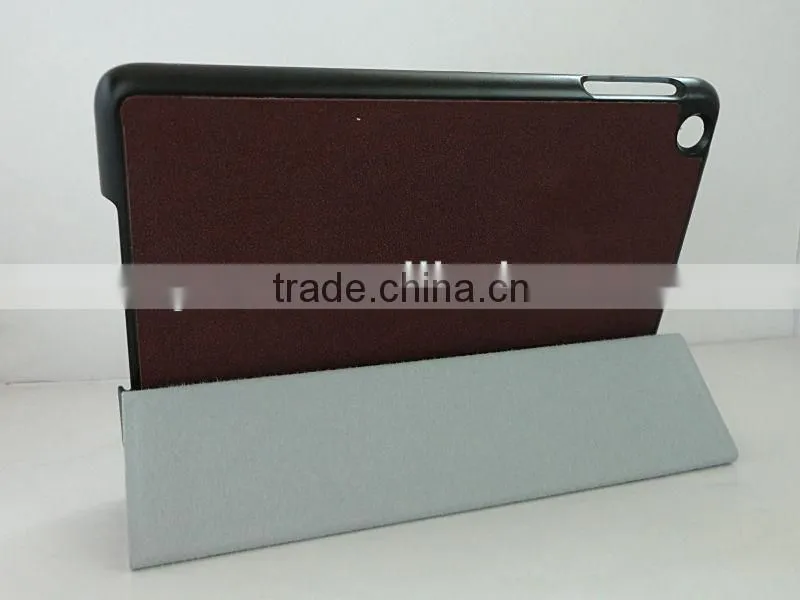 for ipad mini leather cover case slim magnetic pu leather case stand for ipad
