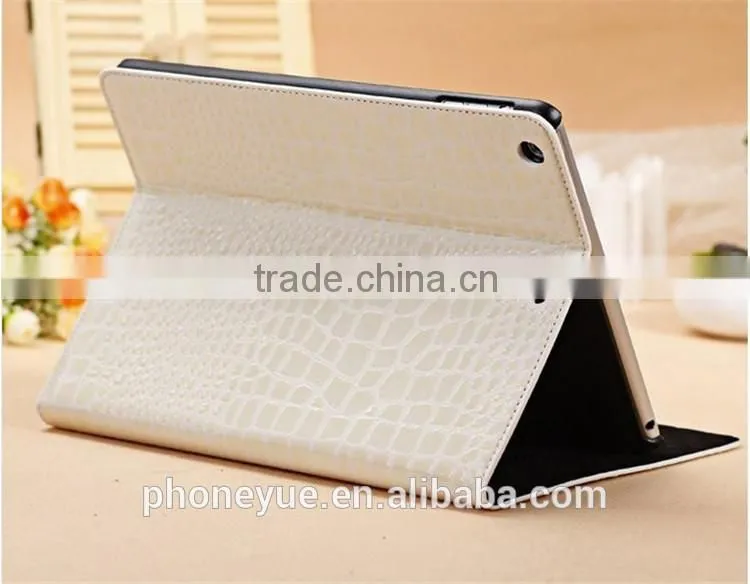 Protective Slim Crocodile Tablets Stand Leather Case for iPad Mini 1/2