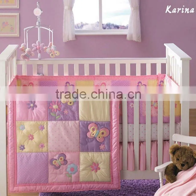 100% cotton polyeaster printing nursery bedding set