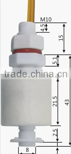 5CFS-P43 water level sensor/float level switch