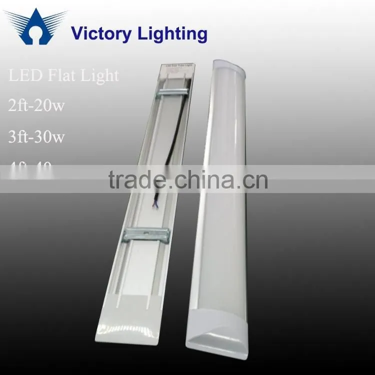 hot 4ft led tube flat light led linear light pendant light fixture for USA market