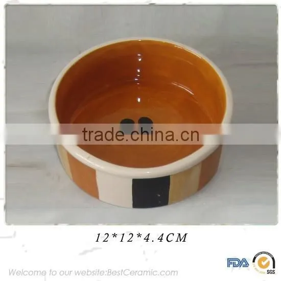 Fancy 3D Dog Bone Ceramic Pet Bowl Wholesale