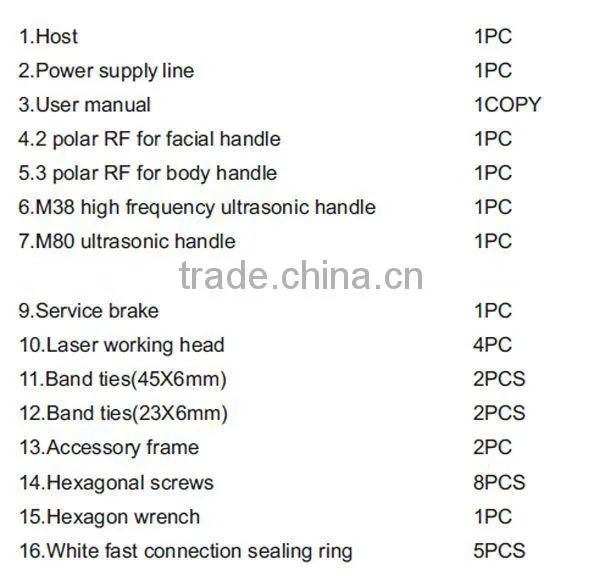 Multifunction vacuum rf laser system/best ultrasound cavitation weight loss machine
