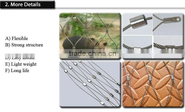 ISO Manufactory provide fast delivery time stainless steel mesh aviary mesh