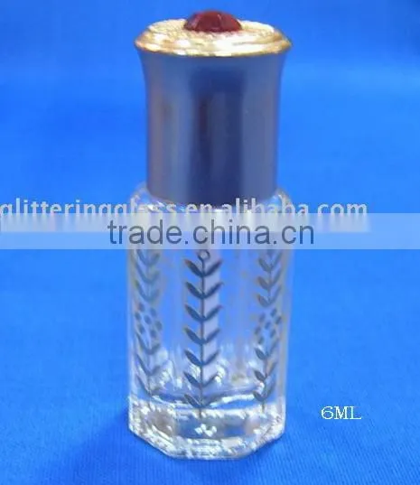 roll on glass bottle for essential oil and perfume
