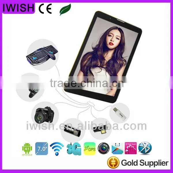 3g tablet pc phone with sim card support abdroid wifi bluetooth