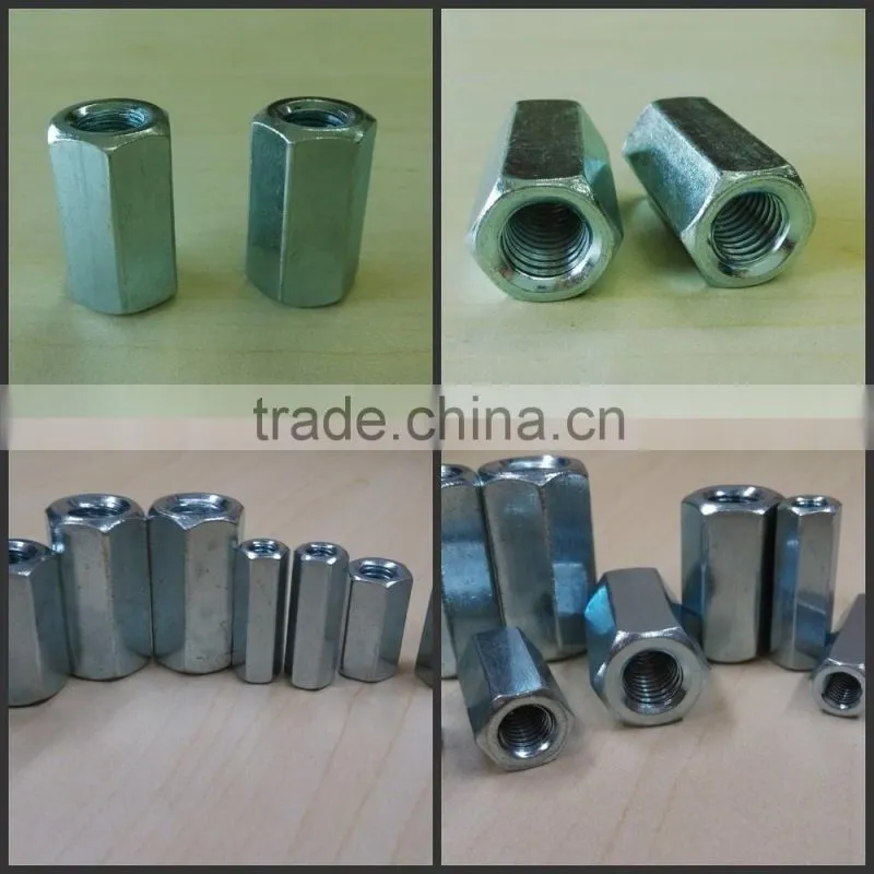 m12 hex long nut (DIN6334)