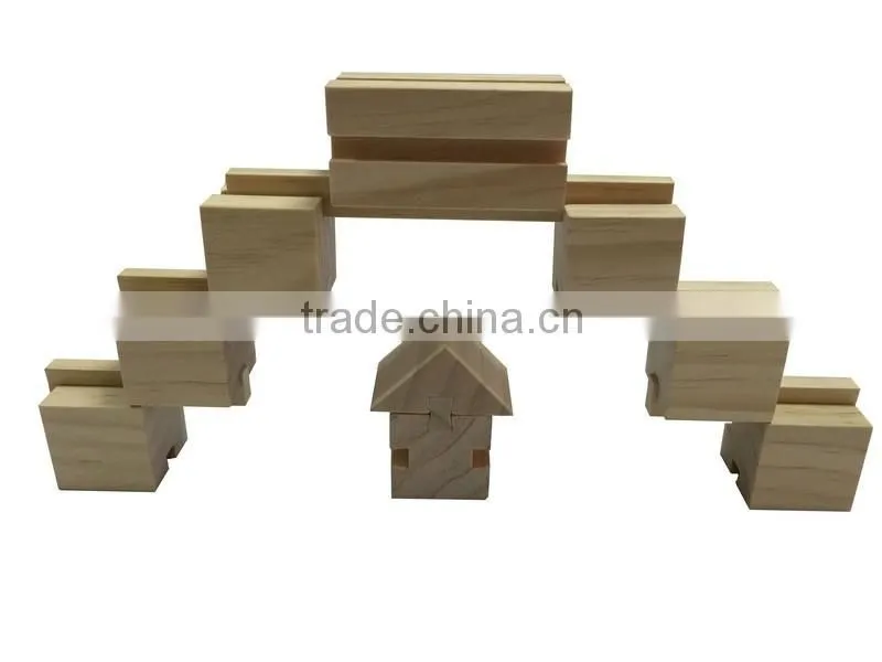 Continued Selling Kids Colorful Block Toys Educational Wooden Building Block for Children