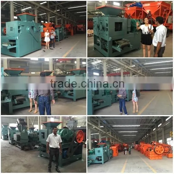 Pillow shape coke briquette machine