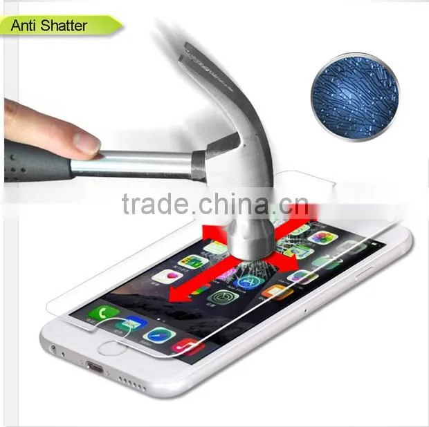 Alibaba China manufacture 9H 2.5D mobile phone FULL SIZE Tempered Glass for iphone 6