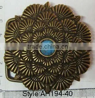 custom brand name buckle plate metal belt buckle