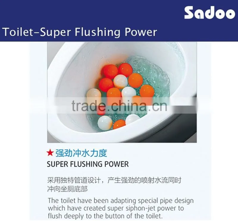 wash down two piece toilet