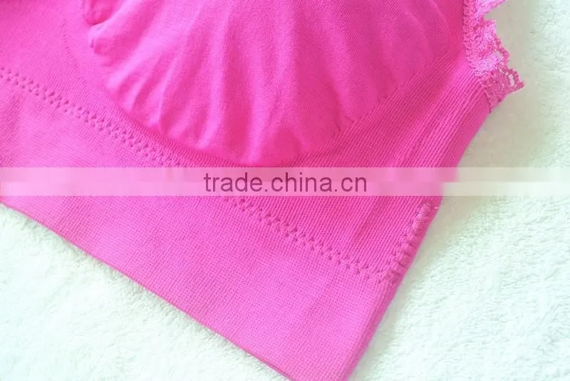 2016 Shantou Sport Bras Seamless Cheap Padded Yoga Bra Tops