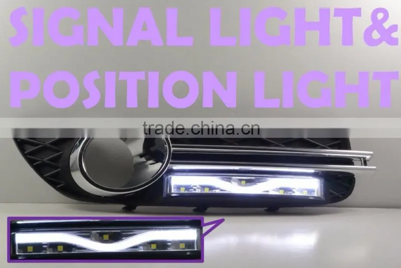 Car Accessories FOR BUICK REGAL With Fog Lamp DRL Daytime Running LIGHT