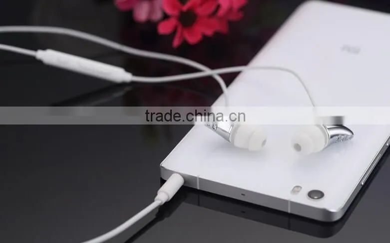 For IPhone 5 earphone,printing Earphone for IPhone5 with mic, original earphones for iphone 6
