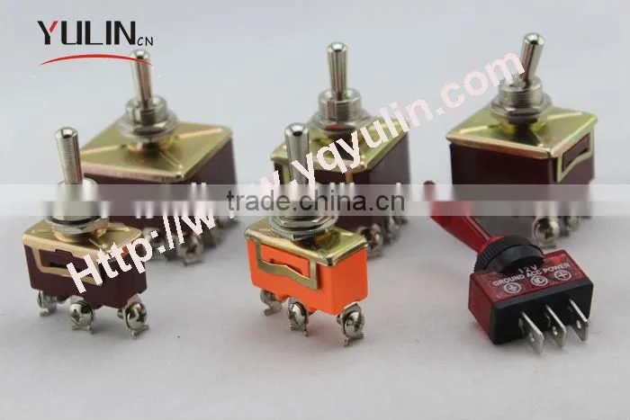 Free Sample 3 Pin ON OFF miniature toggle switch