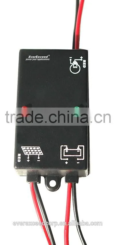 EverExceed 6V/12V 3A Solar Street Light Charge Controller with Temperature Compensation Function