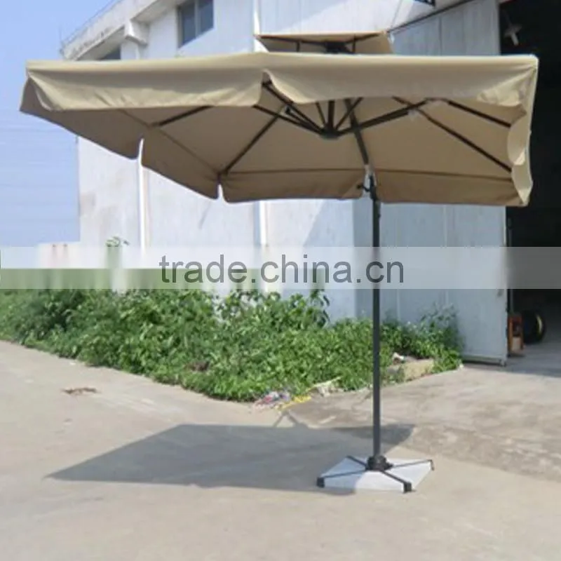 Umbrella Wind Resist Standard Size Custom Printing Square Patio Outdoor Umbrella Restaurent Umbrella With Fringe