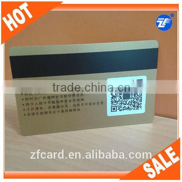 China manufacturer new barcode key tag plastic card