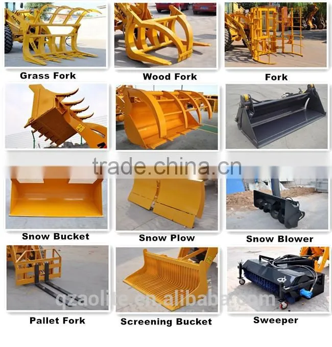 Economic 1000KG China Small Fork Wheel Loader By China Manufacturer