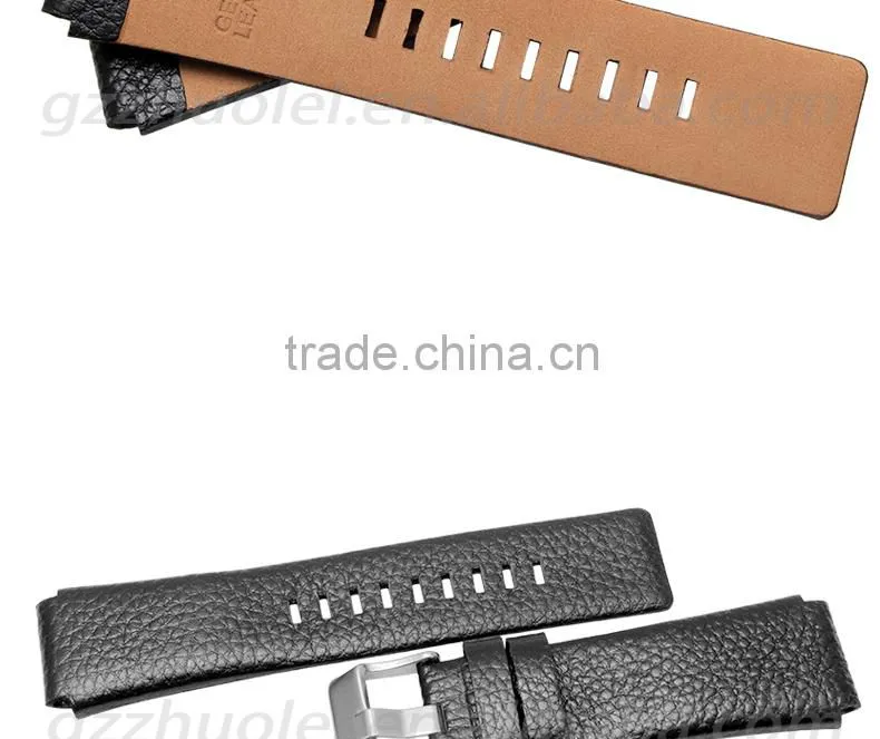 Luxury real alligator 28*24mm DS Leather Watch Bracelet leather watch strap
